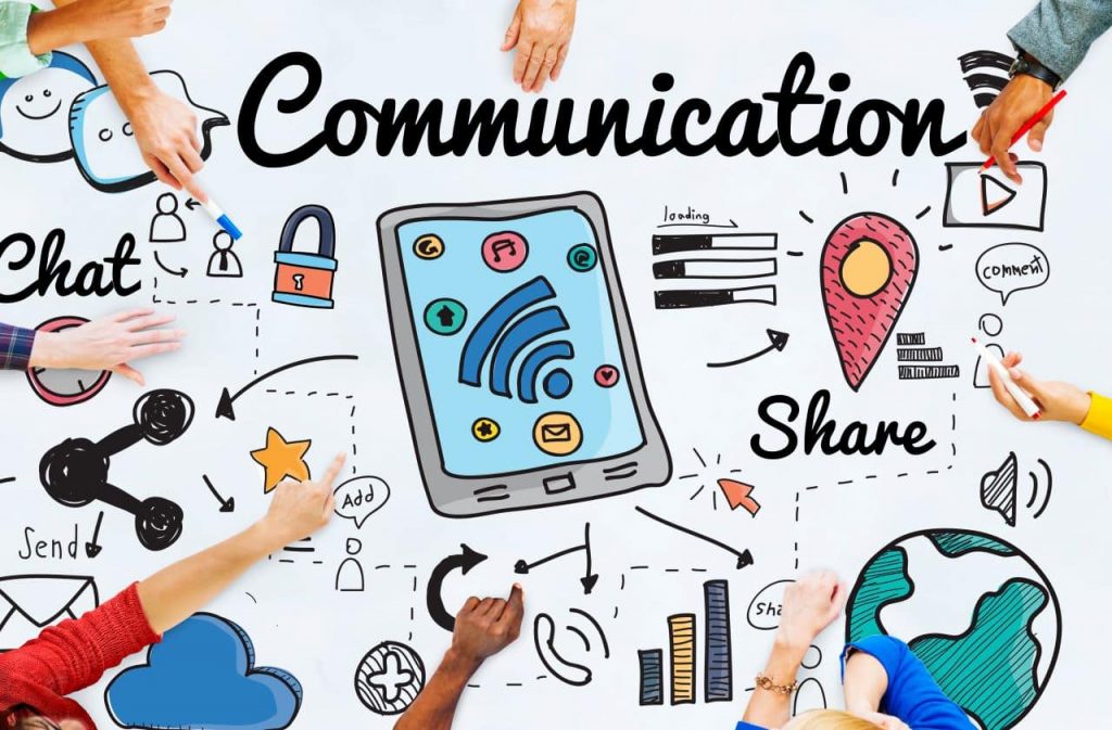 Quels sont les 3 types de communication qu’une entreprise réalise ?